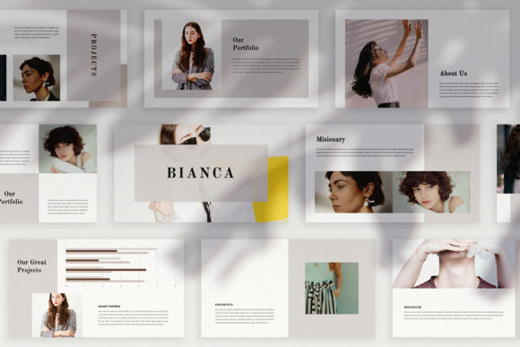 BIANCA - Clean Powerpoint Template: Elevate Your Next Presentation