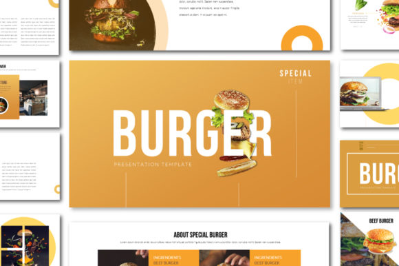 Burger Powerpoint Template: A Modern Tool for Visual Storytelling
