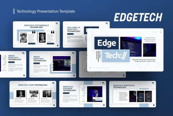 EdgeTech: A Modern Typeface for Tech-Savvy Presentations