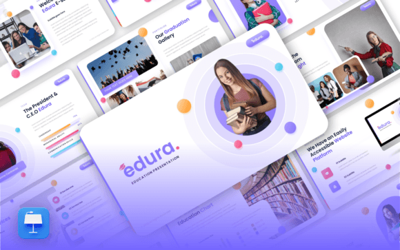 Edura – Creative Education Keynote: A Template for Modern Presentation Design