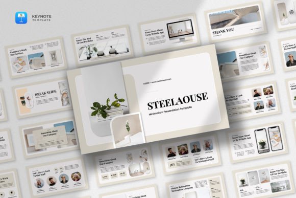 Minimalist Keynote Template: A Clean Slate for Modern Business