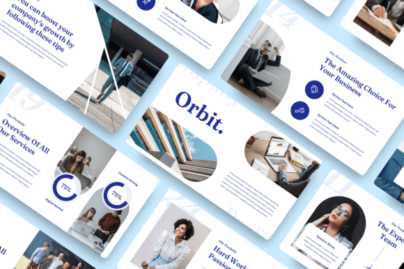 Orbit: A Modern Keynote Template for Your Company Profile