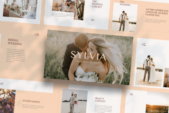 Sylvia - Powerpoint Template: Minimal Media Design