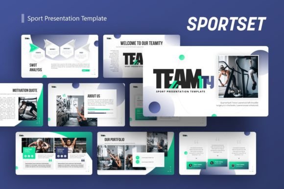 Teamity Sport Presentation: A Complete Template for Dynamic Design